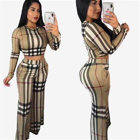 burberry print two piece outfit|Burberry 2 piece leggings.